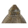 DKD Home Decor Set de 3 Portavelas de Metal Dorado Envejecido