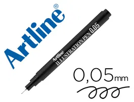 Artline EK-2805ILN Rotulador Calibrado Micrométrico Negro Illustration Pen Punta Poliacetal 0,05mm