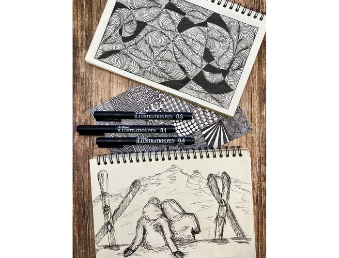 Artline EK-2805ILN Rotulador Calibrado Micrométrico Negro Illustration Pen Punta Poliacetal 0,05mm