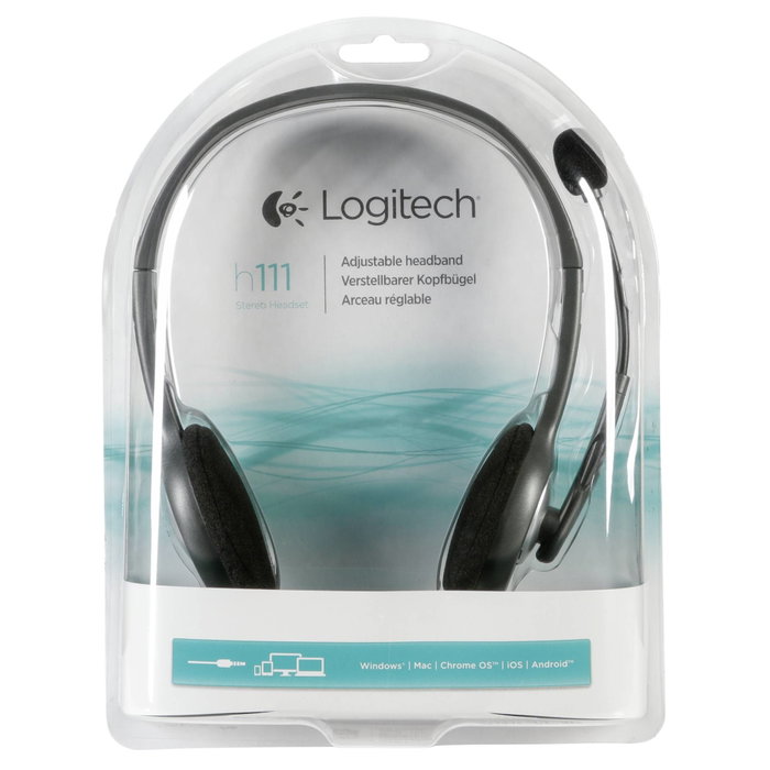 Logitech H111 Stereo Headset Negro Logitech H111 Stereo Headset Negro
