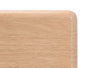 Giftdecor Mesa Plegable Natural Patas Negras 48 x 38 x 66 cm Madera MDF y Metal (Set de 6)