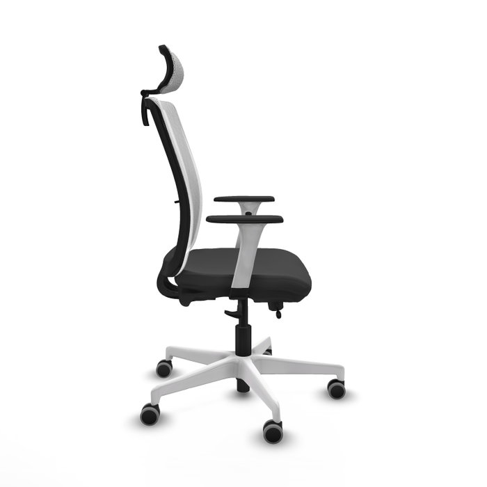 PIQUERAS Y CRESPO Silla de oficina Haches Gris oscuro y Blanco PIQUERAS Y CRESPO Silla de oficina Haches Gris oscuro y Blanco