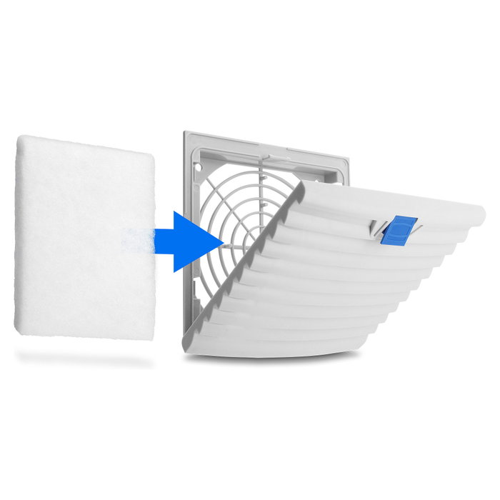 DeLOCK Lüfterfilter mit Clip 148 x 148 x 30 mm