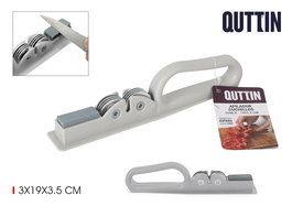 Quttin Afilador Cuchillos Doble 30x3x4.5 cm (24 Unidades)
