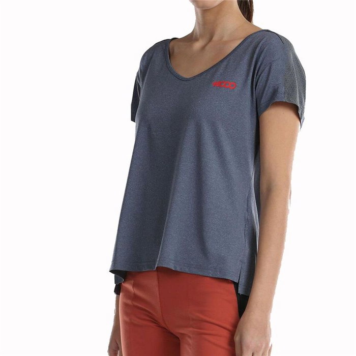 Camiseta de Manga Corta Mujer +8000 NOVAR-293 Gris