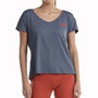 Camiseta de Manga Corta Mujer +8000 NOVAR-293 Gris