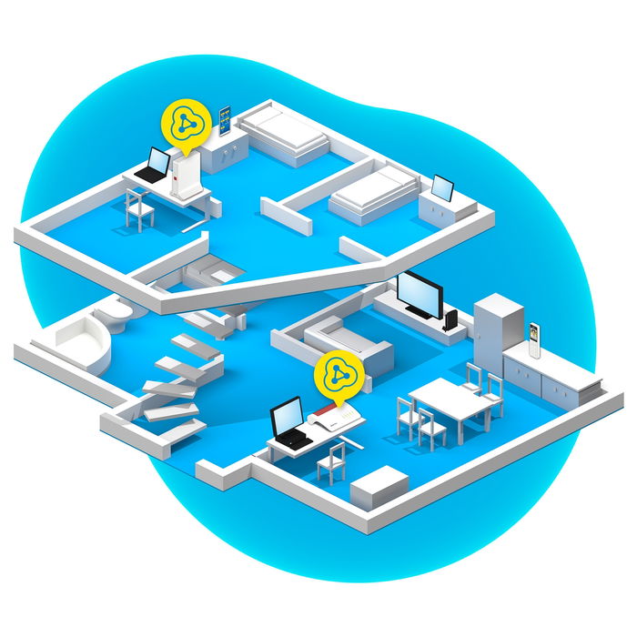 AVM FRITZ!Repeater 3000 AX - Repeater Wi-Fi 6 Tribanda (2.4/5/5 GHz) 4200 Mbit/s Ethernet Blanco