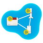 AVM FRITZ!Repeater 3000 AX Wi-Fi 6 Tribanda Blanco