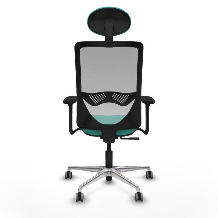 PIQUERAS Y CRESPO Silla de oficina Zulema con mecanismo Sincro, Turquesa y Gris PIQUERAS Y CRESPO Silla de oficina Zulema con mecanismo Sincro, Turquesa y Gris