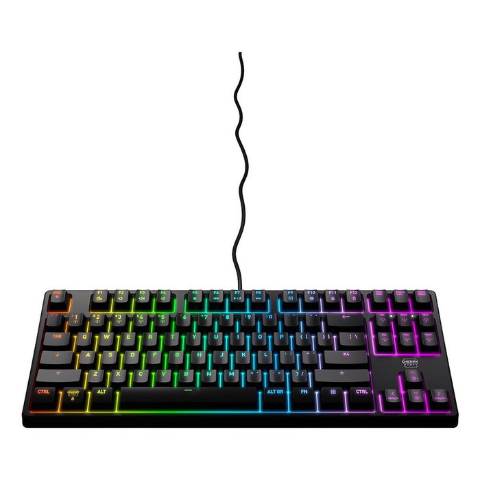 Teclado Cherry CX-K4V2-RGB-TKL-R-ES Negro Español QWERTY Teclado Cherry CX-K4V2-RGB-TKL-R-ES Negro Español QWERTY