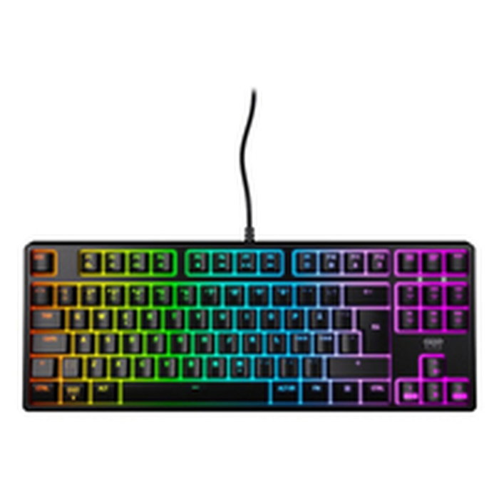 Teclado Cherry CX-K4V2-RGB-TKL-R-ES Negro Español QWERTY Teclado Cherry CX-K4V2-RGB-TKL-R-ES Negro Español QWERTY