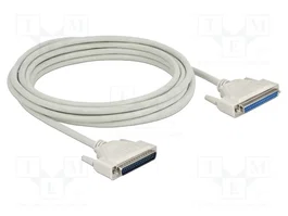 DeLOCK Cable serie D-Sub 37 macho a hembra 5 m beige