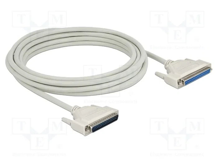 DeLOCK Cable serie D-Sub 37 macho a hembra 5 m beige DeLOCK Cable serie D-Sub 37 macho a hembra 5 m beige