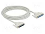 DeLOCK Cable serie D-Sub 37 macho a hembra 5 m beige