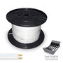 Sediles Cable Paralelo 48V 2x0.75 mm² Blanco 1000 m Bobina Grande