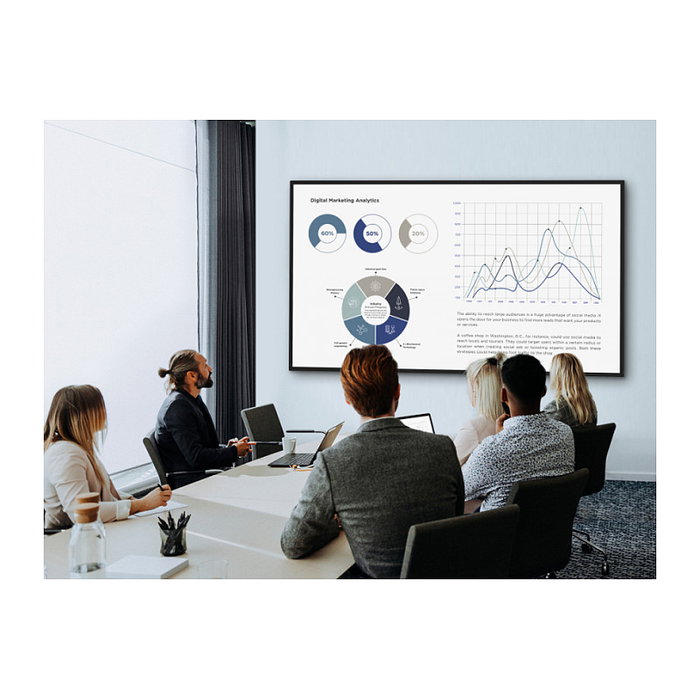Viewsonic CDE7530 Pantalla TFT 4K Ultra HD 75 Pulgadas (190.5 cm), Negro, 3840 x 2160 Pixeles, 500 Nits, 16:9, HDMI, LAN, USB-C, Android 11