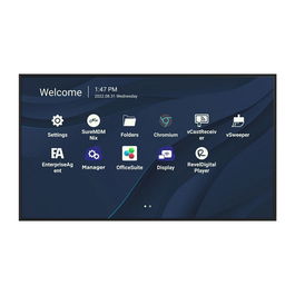 Viewsonic CDE7530 Pantalla 75" 4K UHD 3840x2160 HDMI USB-C LAN Wifi 500nits Antirreflectante Montaje VESA Negro