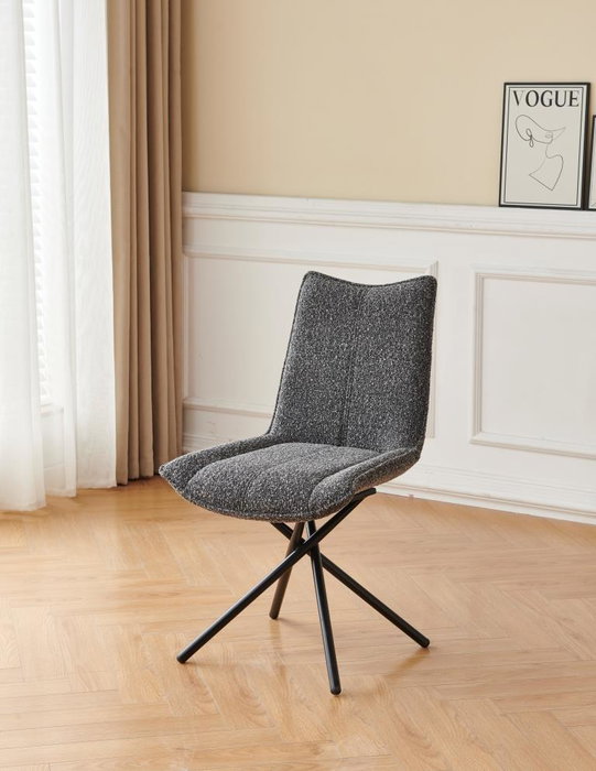 DKD Home Decor Silla Moderno 49.5 x 91 x 54.5 cm (2 Unidades) Poliester Metal