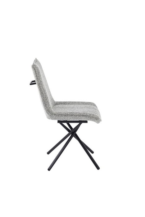 DKD Home Decor Silla Moderno 49.5 x 91 x 54.5 cm (2 Unidades) Poliester Metal