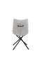 DKD Home Decor Silla Moderno 49.5 x 91 x 54.5 cm (2 Unidades) Poliester Metal