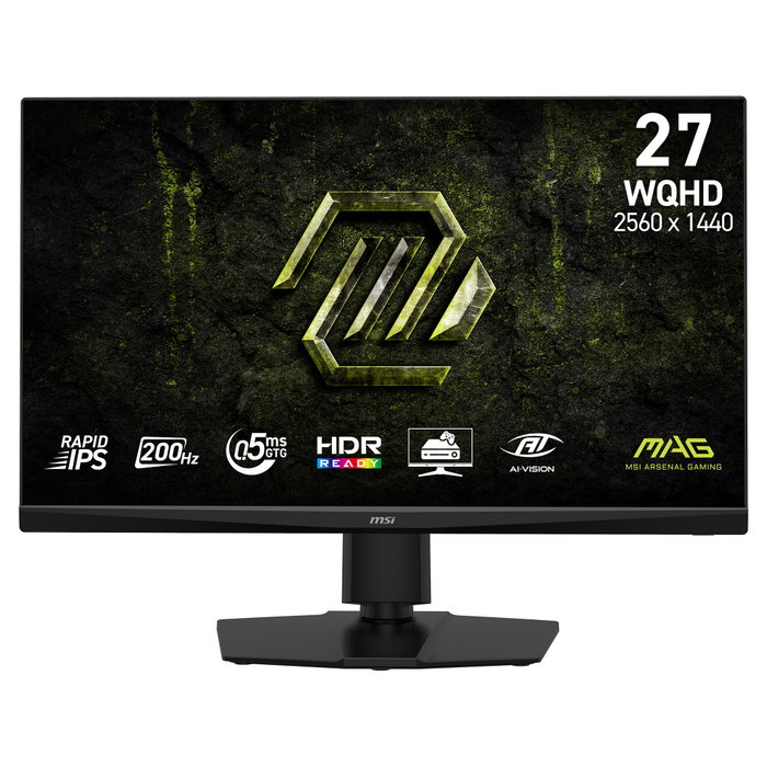 MSI MAG 272QPF E20 Monitor Gaming 27 pulg. Quad HD 200 Hz Rapid IPS Black MSI MAG 272QPF E20 Monitor Gaming 27 pulg. Quad HD 200 Hz Rapid IPS Black