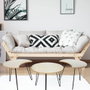 Home Deco Factory JGO. 3 Mesas Auxiliares Puzzle