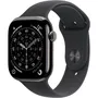 Apple MFD14ZRA Watch Series 11 GPS + Cellular 46 mm Caja Titanio Pizarra Correa Deportiva Negra Talla S/M