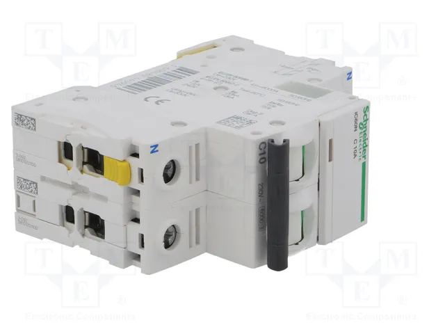 SCHNEIDER ELECTRIC iC60N 10A 1+N 6kA 400VAC