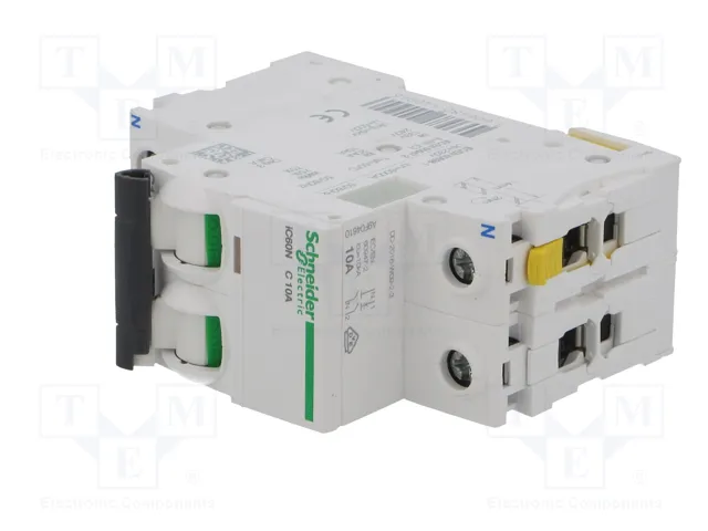 SCHNEIDER ELECTRIC iC60N 10A 1+N 6kA 400VAC