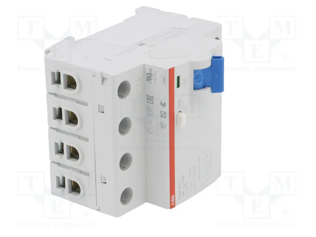 ABB F204AC-40/0.1 Interruptor diferencial de 4 polos, 40A, 100mA