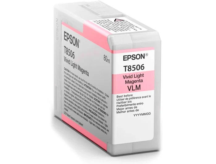 Epson Cartucho de Tinta Magenta Claro Vivo C13T85060N 80 ml Epson Cartucho de Tinta Magenta Claro Vivo C13T85060N 80 ml
