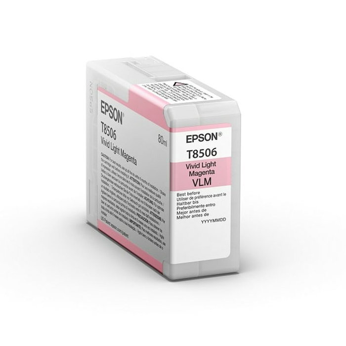Epson Cartucho de Tinta Magenta Claro Vivo C13T85060N 80 ml Epson Cartucho de Tinta Magenta Claro Vivo C13T85060N 80 ml