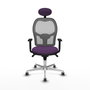 PIQUERAS Y CRESPO Silla de oficina Jorquera Morado/Gris