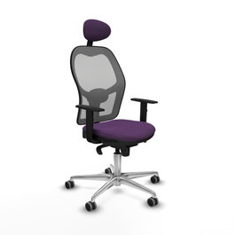 PIQUERAS Y CRESPO Silla de oficina Jorquera Morado/Gris