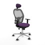 PIQUERAS Y CRESPO Silla de oficina Jorquera Morado/Gris