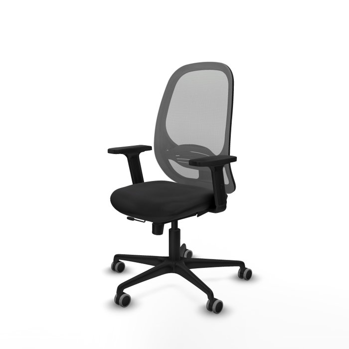 PIQUERAS Y CRESPO Silla de oficina Cilanco con mecanismo Sincro/Traslack, Negro y Gris PIQUERAS Y CRESPO Silla de oficina Cilanco con mecanismo Sincro/Traslack, Negro y Gris