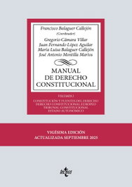 TECNOS, Manual de Derecho Constitucional, Francisco Balaguer Callejón