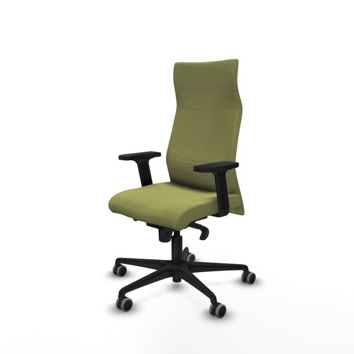 PIQUERAS Y CRESPO Sillón Albacete Verde Oliva con Mecanismo Sincro y Brazos 2D PIQUERAS Y CRESPO Sillón Albacete Verde Oliva con Mecanismo Sincro y Brazos 2D