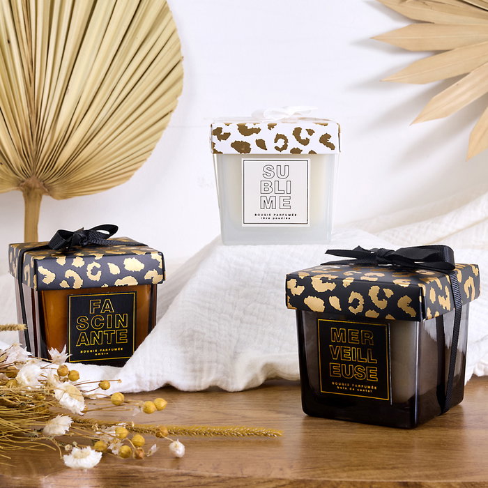 The Concept Factory Vela Perfumada Leopardo