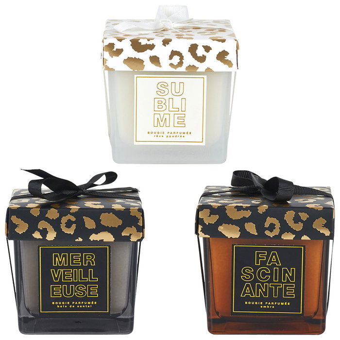 The Concept Factory Vela Perfumada Leopardo