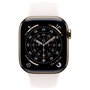 Apple Watch Series 11 GPS + Cellular 46 mm Titanio Dorado con Correa Deportiva Rosa Claro S/M
