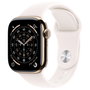 Apple Watch Series 11 GPS + Cellular 46 mm Titanio Dorado con Correa Deportiva Rosa Claro S/M