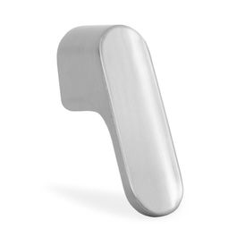 Viefe Pomo Zamak Modelo LUV 17x51 mm Níquel Cepillado, Blanco Mate, Negro Mate, Latón Cava