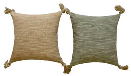 DKD Home Decor Cojines de Poliéster con Flecos en Surtido de Colores