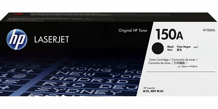 HP Cartucho de tóner original 150A negro W1500A