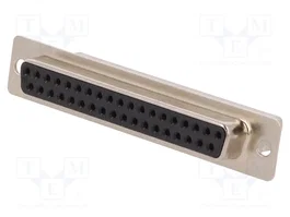 HARTING Conector D-Sub 37 pines hembra recto para cable