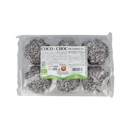 Vegetalia Galleta de Coco con Chocolate y Espelta 300g Bio - Ecológicas, Integrales, Sin Conservantes