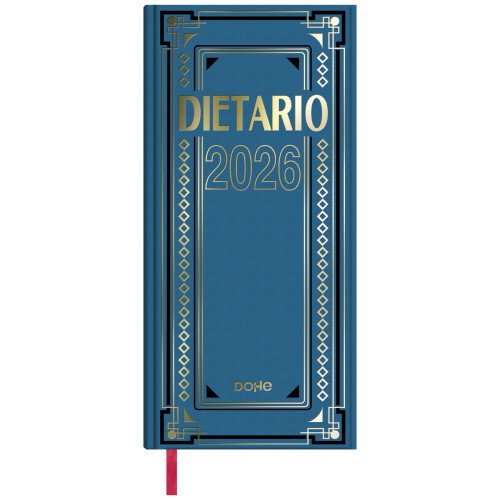 Dohe Dietario Dos Tercios 14.5x31 cm Dp Cartón Geltex 2026