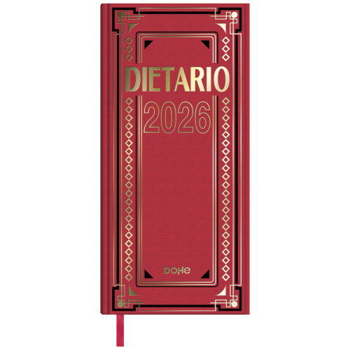 Dohe Dietario Dos Tercios 14.5x31 cm Dp Cartón Geltex 2026