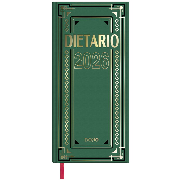 Dohe Dietario Dos Tercios 14.5x31 cm Dp Cartón Geltex 2026